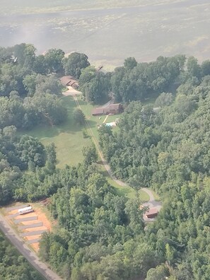 Aerial view - Bennett Lake Tiny Cabin (Whitwell)
