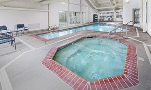 Indoor pool, outdoor pool