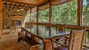 Outdoor dining