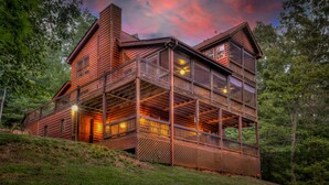 House, 3 Bedrooms | Exterior - Bear Creek Cabin by Escape to Blue Ridge (Blue Ridge)