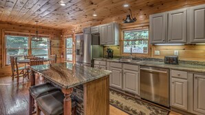 House, 3 Bedrooms | Private kitchen - Bear Creek Cabin by Escape to Blue Ridge (Blue Ridge)
