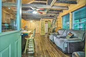 Living area - Peaceful Decatur Cabin w/ Grill & Fire Pit! (Decatur)