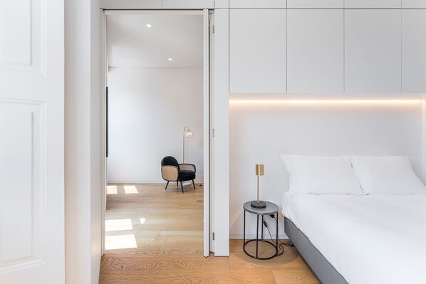 1 sovrum, internet och sängkläder