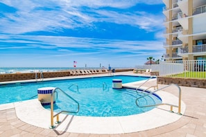 Indoor pool, a heated pool