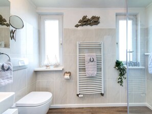 Een douche, een haardroger