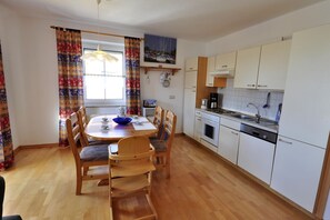 Microwave, oven, dishwasher, coffee/tea maker