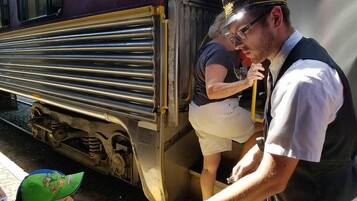 Secador de pelo, toallas