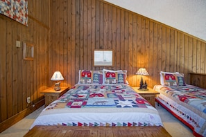 2 bedrooms, iron/ironing board, free internet, bed sheets