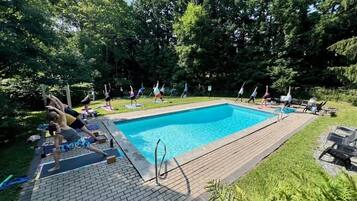 Udendørs pool, opvarmet pool