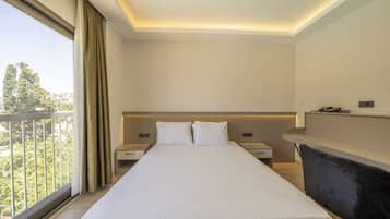 Double Room | Egyptian cotton sheets, premium bedding, minibar, in-room safe