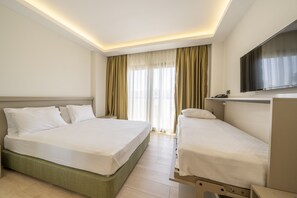 Sábanas de algodón egipcio, ropa de cama de alta calidad y minibar 