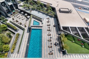 Premium Apartment, 2 Bedrooms, Non Smoking, Pool View | Balcony view