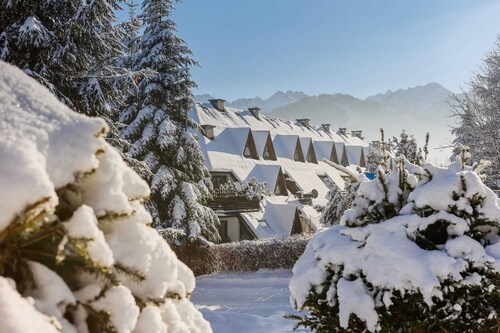Cozy Zakopane Studio | Balcony and Mountain View