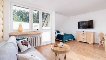 Iron/ironing board, WiFi, bed sheets