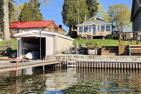 Waterfront home with big backyard