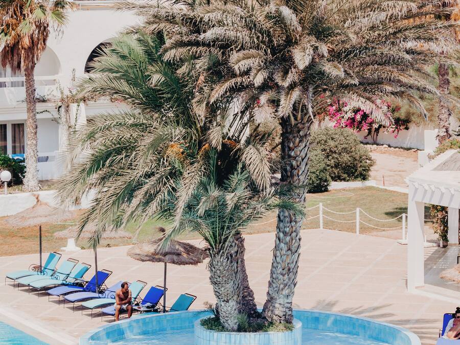 2 piscinas al aire libre, sombrillas, sillones reclinables de piscina