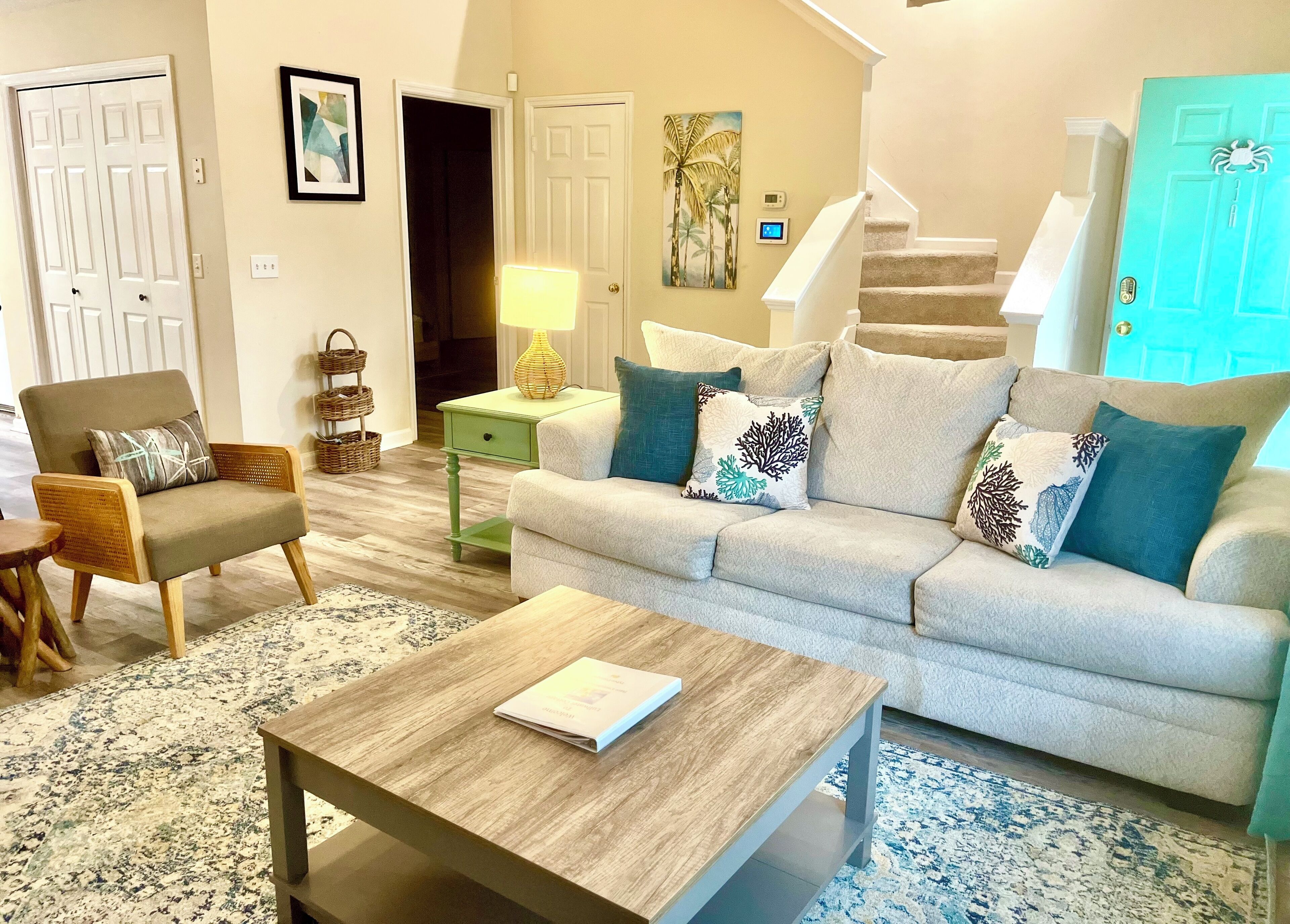 Boho-Style Beach House, Shared Pool Access, Walk to Beach by Tybee Cottages