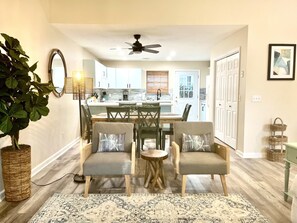 Dining - Boho-Style Beach House, Shared Pool Access, Walk to Beach by Tybee Cottages (Tybee Island)
