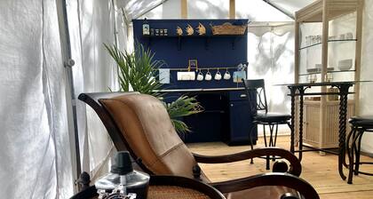 Glamping in the Captain’s Quarters!