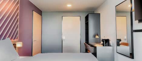 尊榮雙人房, 非吸煙房 | 書桌、隔音、免費無線上網、床單