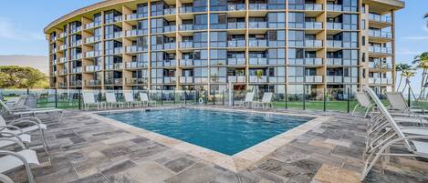 Una piscina riscaldata