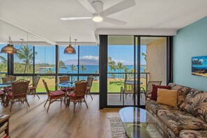 Smart TV, DVD player - Kihei Surfside #508: Gorgeous Oceanfront Escape with Mesmerizing Views (Kihei, Maui)