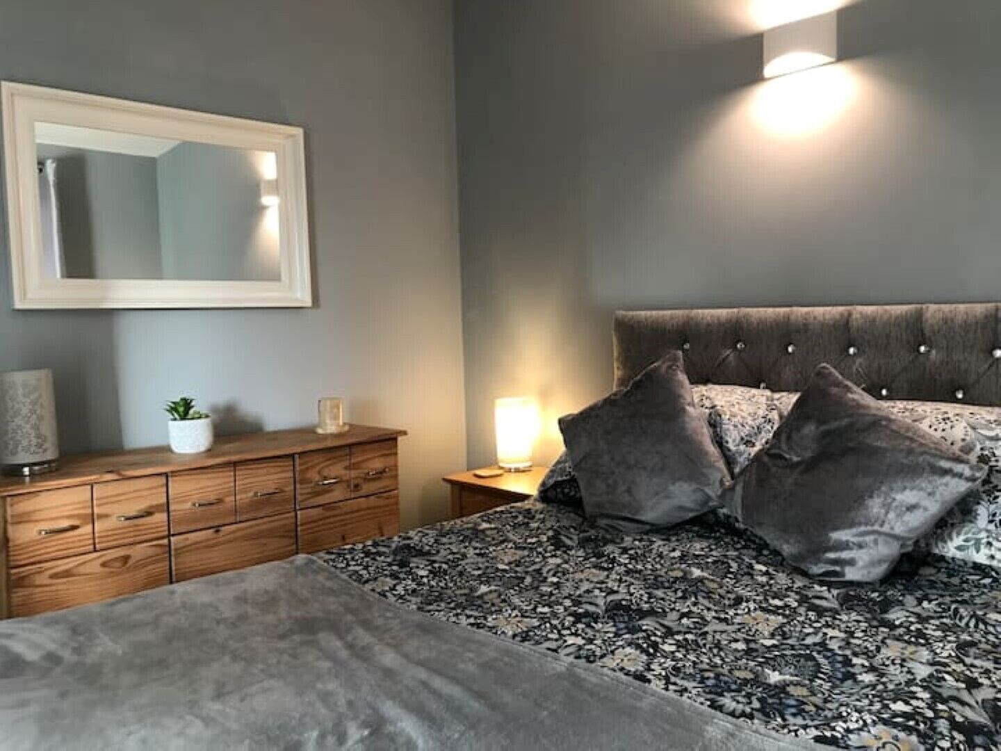 1 soverom og sengetøy