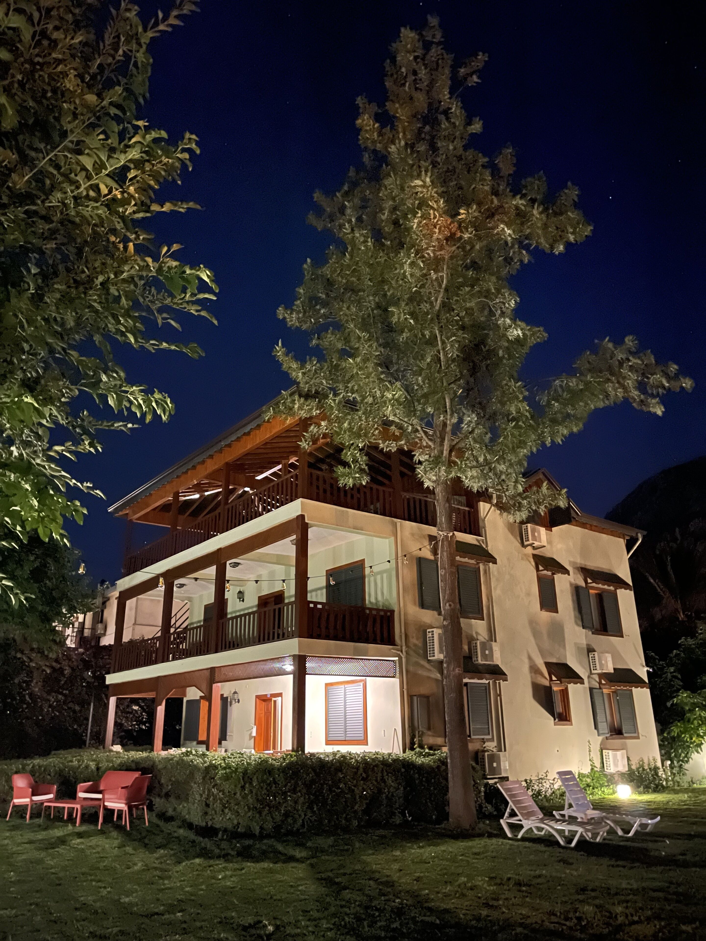 Front of property - evening/night