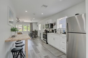 Fridge, microwave, oven, stovetop - Charming Downtown Retreat with Private Units (Bonita Springs)