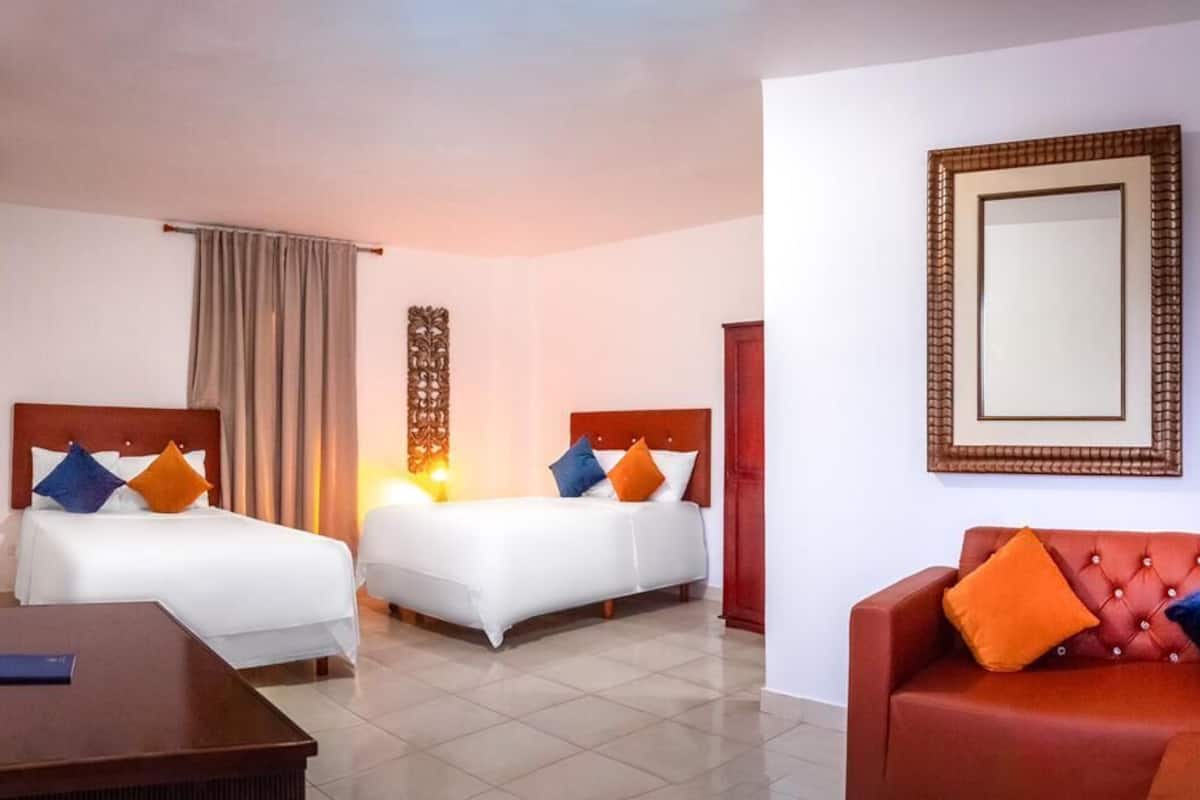 Family Double Room | Premium bedding, down comforters, pillowtop beds, individually furnished
