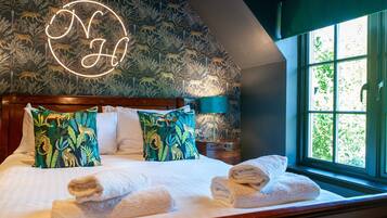 Casa de campo de lujo, baño privado, vista al jardín | 2 habitaciones