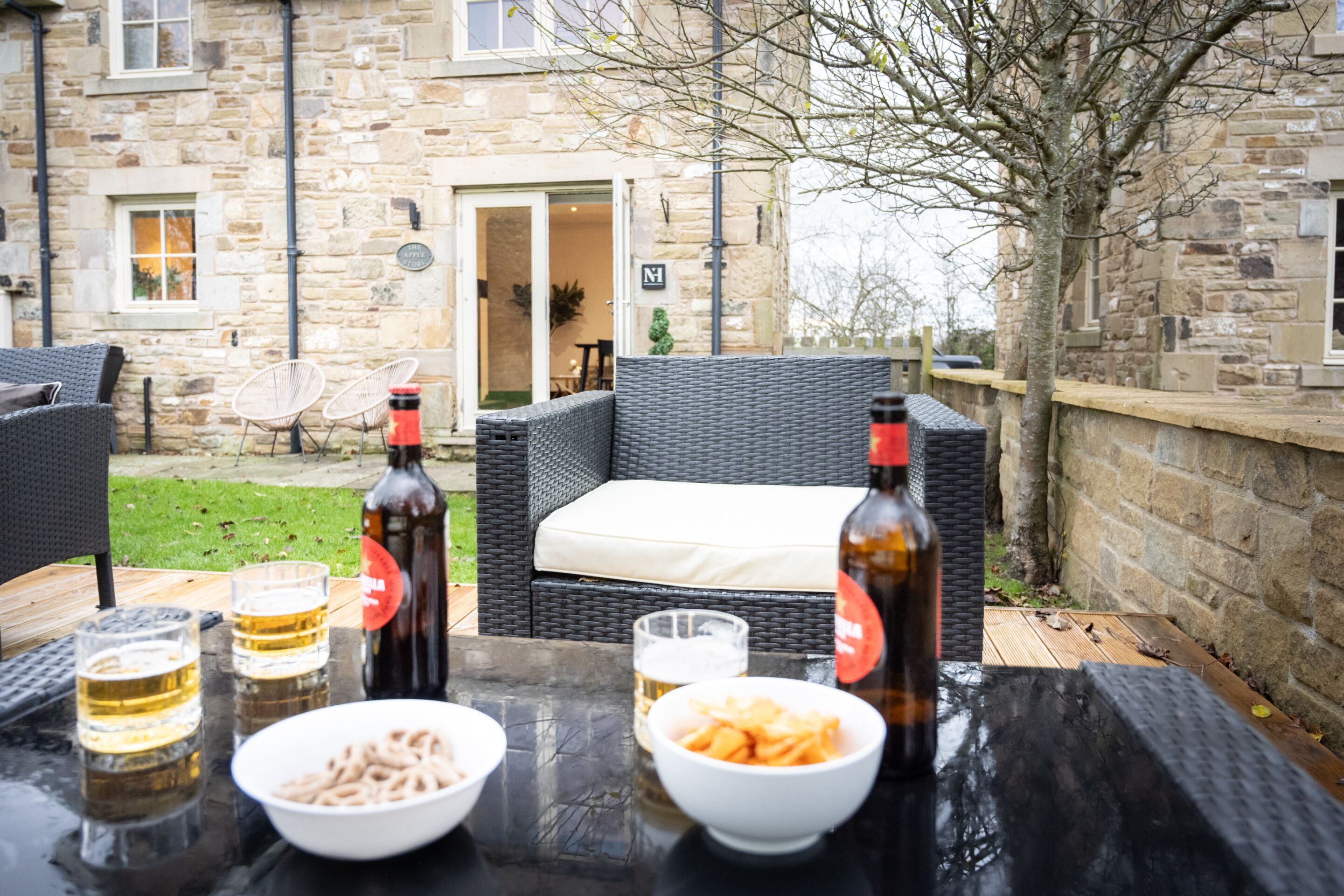 奢华村舍, 私人浴室, 花园景观 | 露台