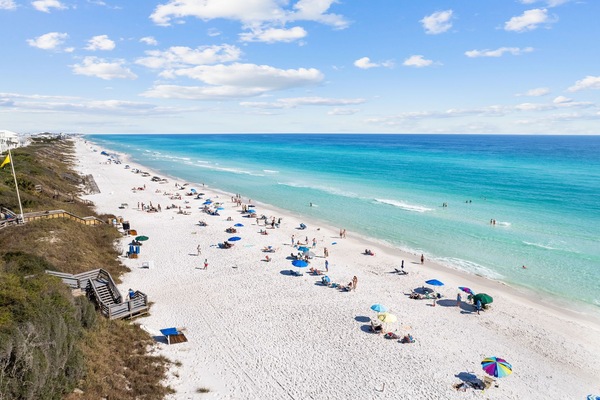 Welcome to the white sand beaches of 30A.