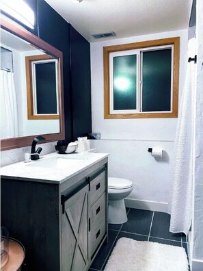 Bathroom - NEW! The Bear Den Near Airport, trails, glacier. (JUNEAU)