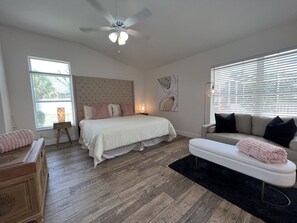 2 chambres, bureau, Wi-Fi gratuit, draps fournis