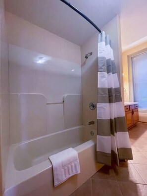 Hair dryer, towels