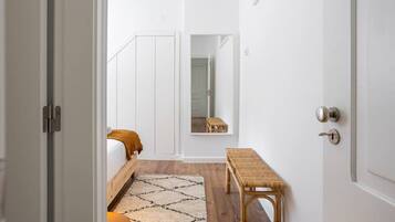 2 bedrooms, iron/ironing board, travel crib, WiFi