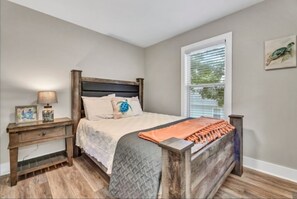5 bedrooms, iron/ironing board, travel crib, free WiFi