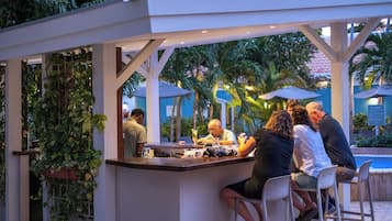 Poolside bar