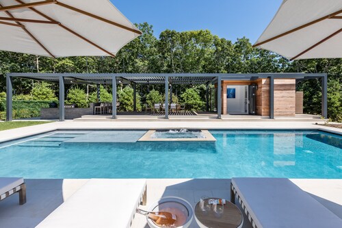 Amagansett Beach Estate with Award Winning Outdoor Amenities