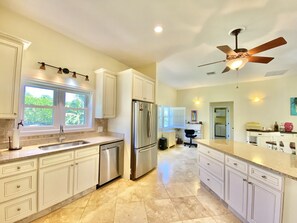 Fridge, microwave, oven, stovetop - Island Oasis in St. Croix's Premier Neighborhood (Christiansted)