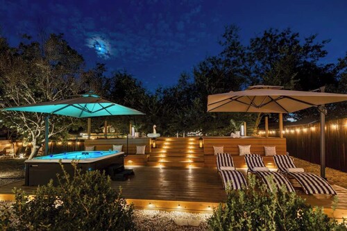 Hot Tub | Pool | Outdoor Movie Lounge | Spa Shower