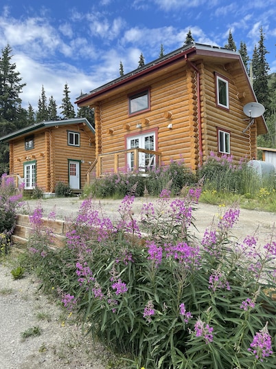 Log Cabin with Amazing Mountain & Lake Views (allergy-friendly)