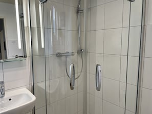 Shower, hair dryer