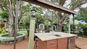 Outdoor dining - Luxury RV CAMPSITE in River Ranch! Full Hookup! 361 (River Ranch)