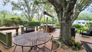 Outdoor dining - Luxury RV CAMPSITE in River Ranch! Full Hookup! 361 (River Ranch)