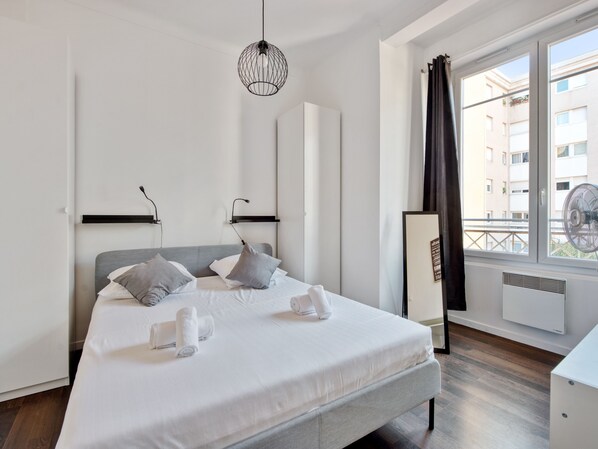 1 quarto, Wi-Fi, roupa de cama