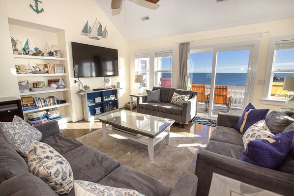 Smart TV, DVD player, books