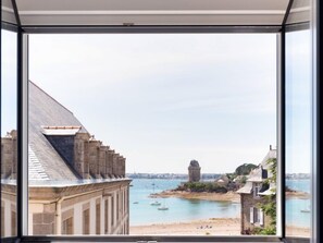 Vue depuis lâhĂ©bergement