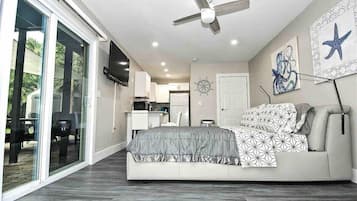 1 chambre, fer et planche à repasser, Wi-Fi gratuit, draps fournis